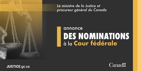 Le ministre de la Justice et procureur général du Canada .